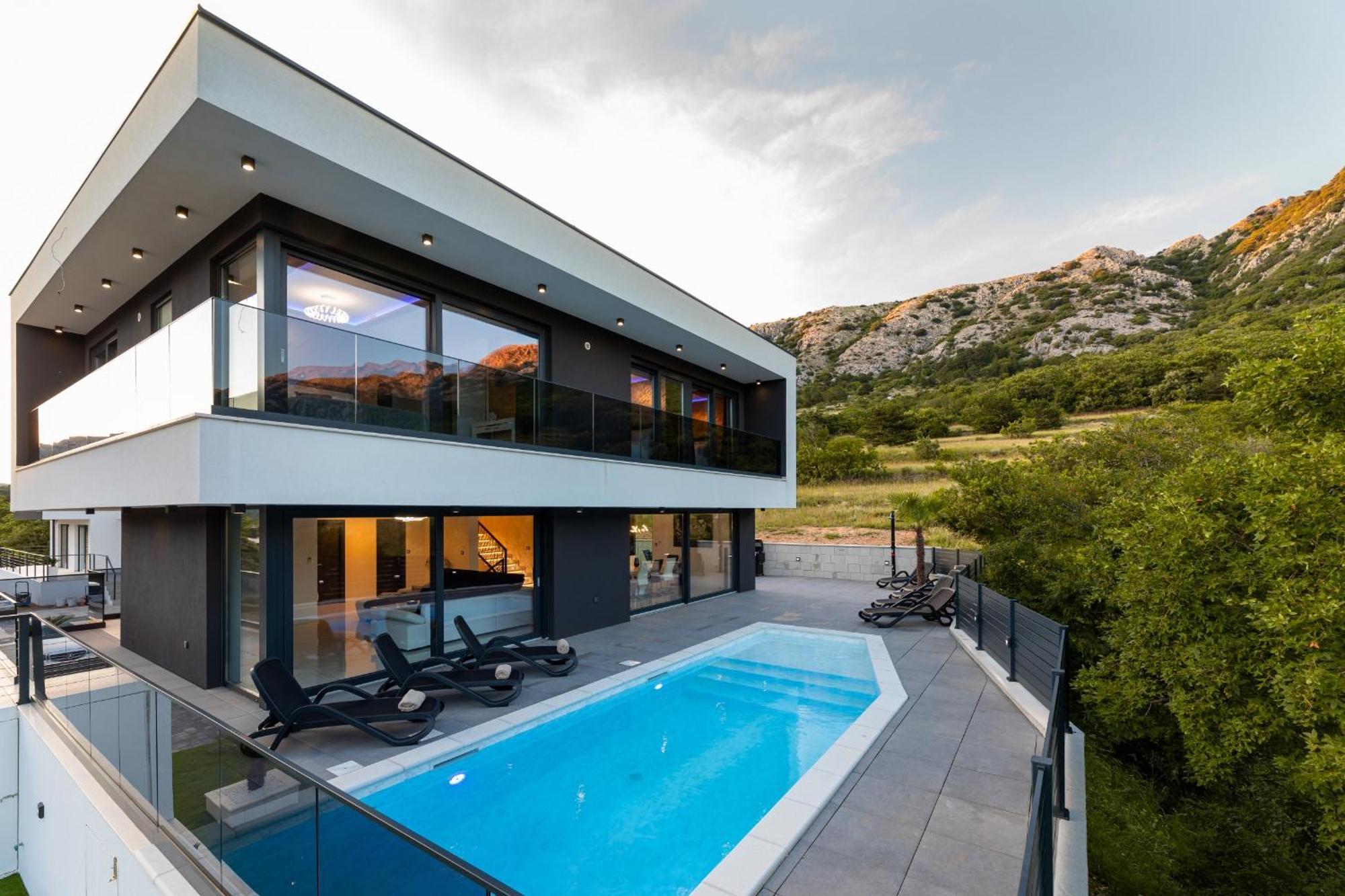 Villa Bellezza Draga Bašćanska Buitenkant foto
