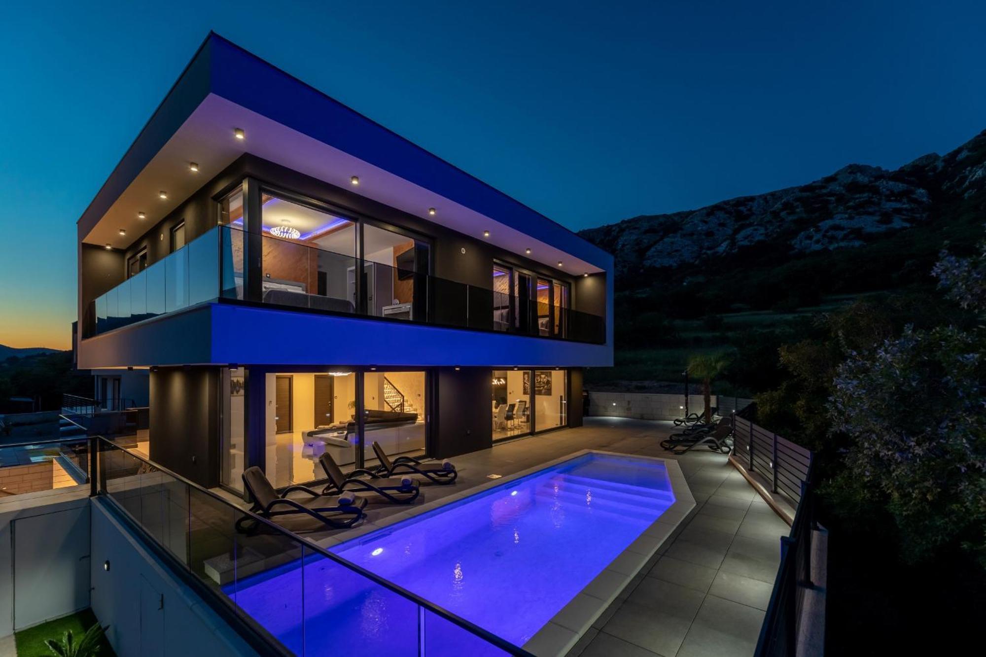 Villa Bellezza Draga Bašćanska Buitenkant foto