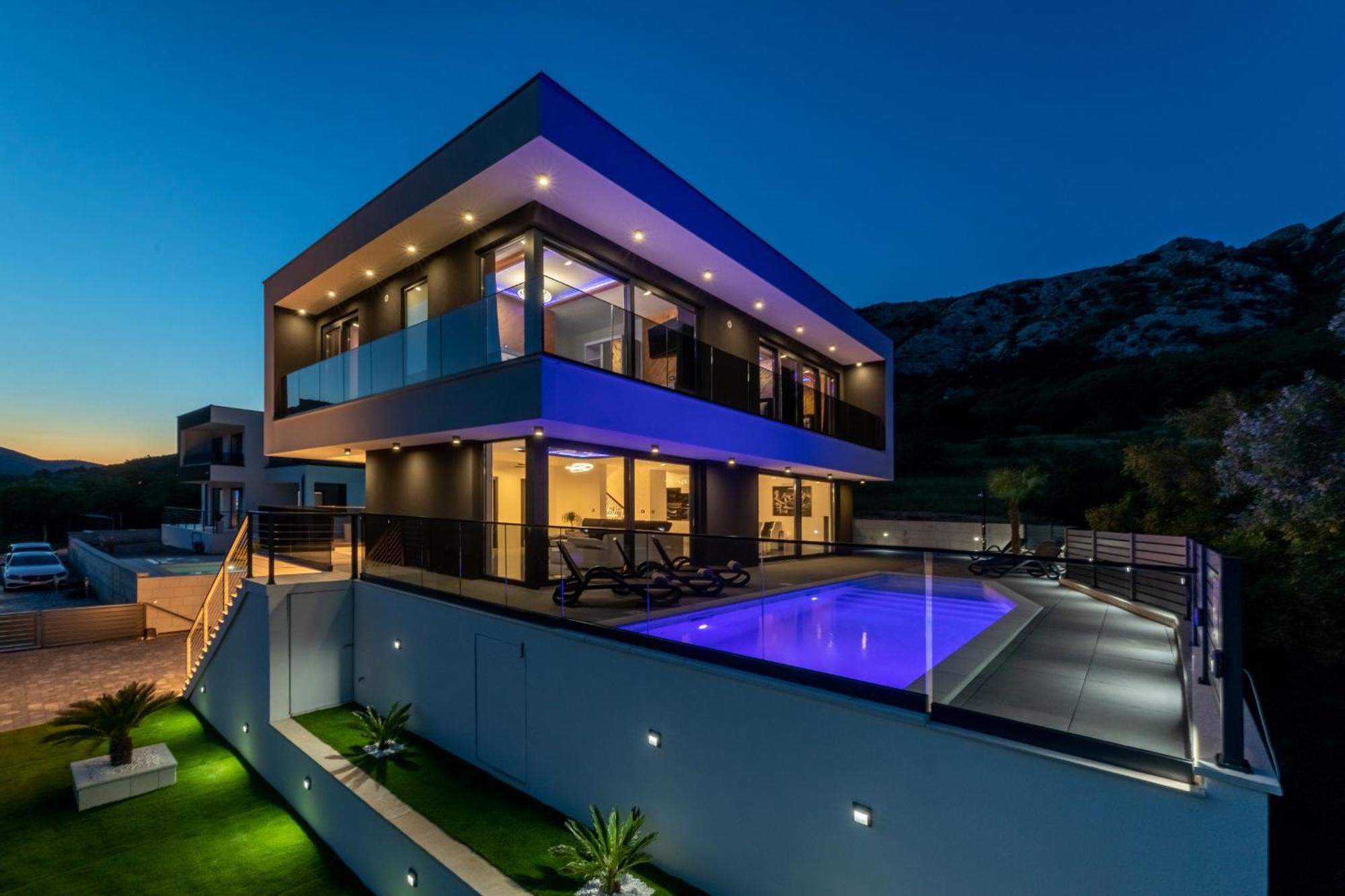Villa Bellezza Draga Bašćanska Buitenkant foto