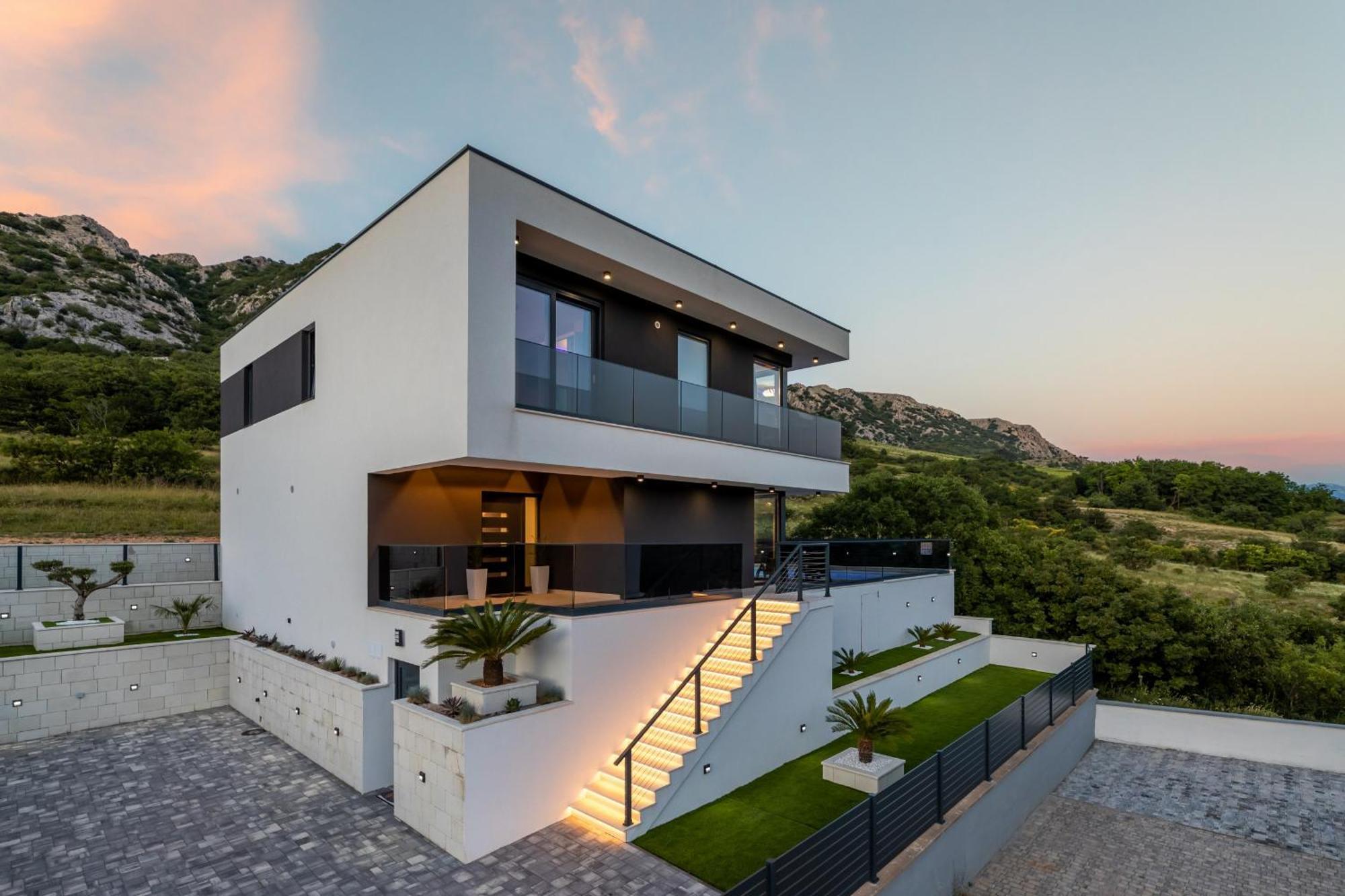 Villa Bellezza Draga Bašćanska Buitenkant foto