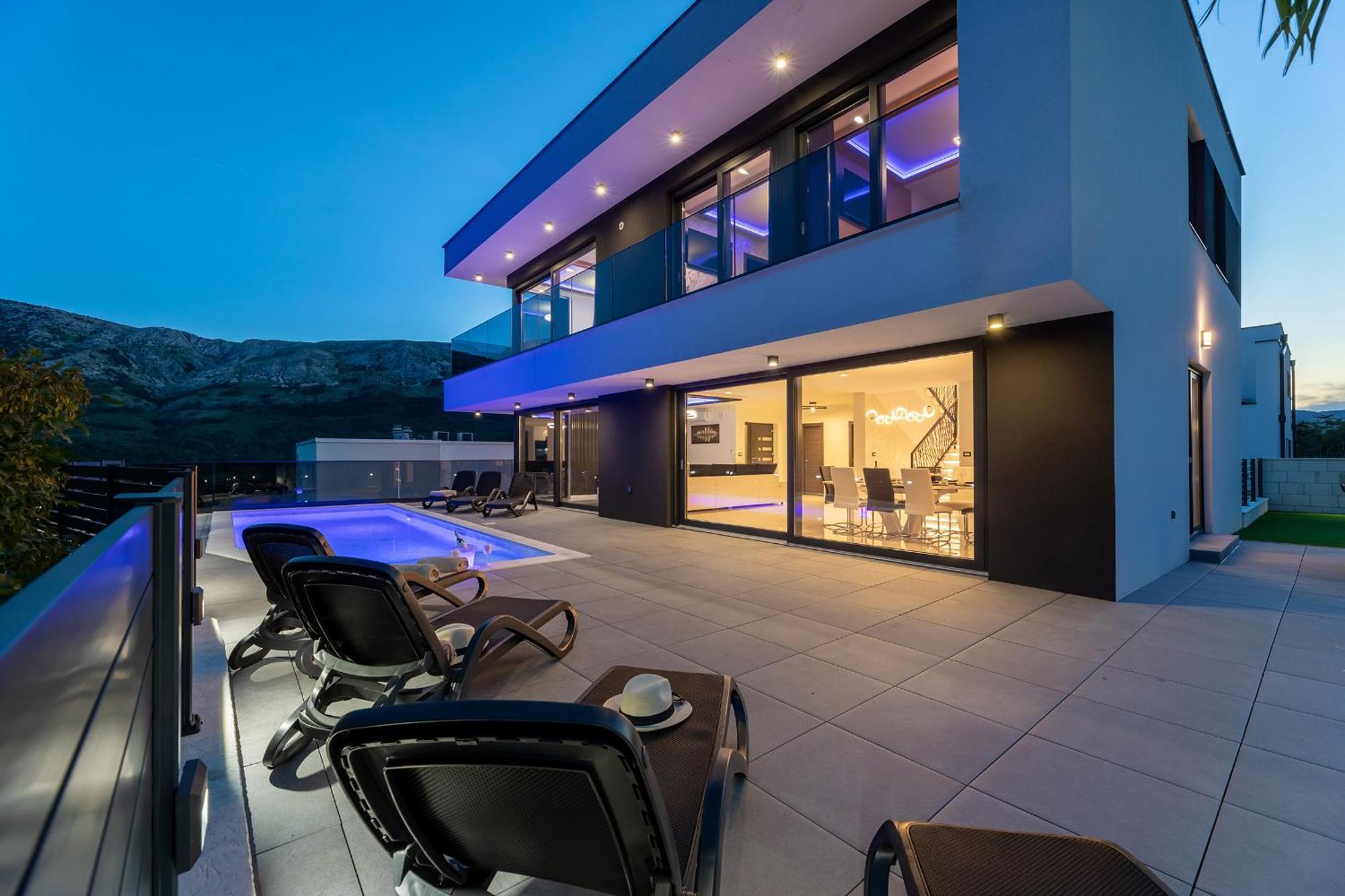 Villa Bellezza Draga Bašćanska Buitenkant foto