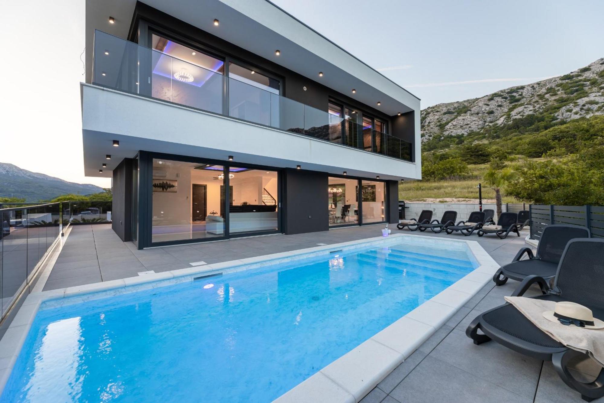 Villa Bellezza Draga Bašćanska Buitenkant foto